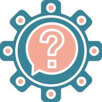 Question Seamless Digital Mark vector