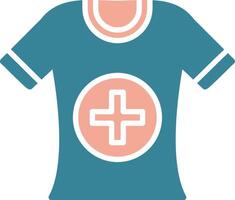 Shirt Crystal Core Icon vector