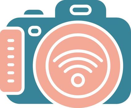 Digital Camera Simplified UX Display vector