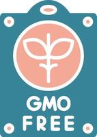Gmo Free Colorful System Element vector