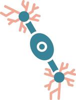 Multipolar Neuron Simplified Line Art vector