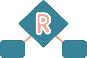 Relationship Bold Tech Element vector