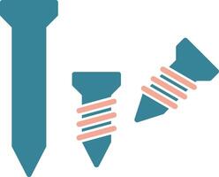 Screw Tactile Symbol Sketch vector