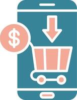 Shopping Online Dynamic Web Symbol vector