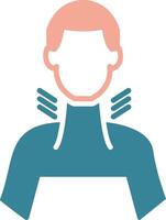 Throat Unified Line Art vector