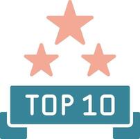 Top 10 Vibrant Digital Mark vector