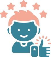 Best Customer Experience Dynamic System Element vector