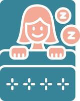 Enough Sleep Futuristic Core Icon vector