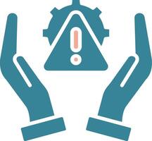 Risk Management Futuristic Core Icon vector