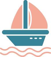 Sailboat Intuitive Web Symbol vector