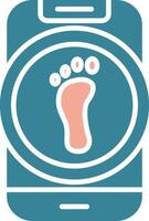 Step Detector Unified UI Stamp vector