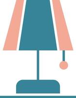 Table Lamp Vibrant UX Form vector