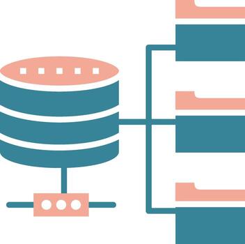 Data Source Crystal UI Stamp vector