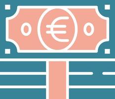 Euro Crystal Interface Object vector