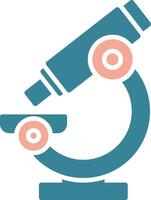 Microscope Vibrant Digital Mark vector