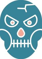 Skull Global Digital Mark vector