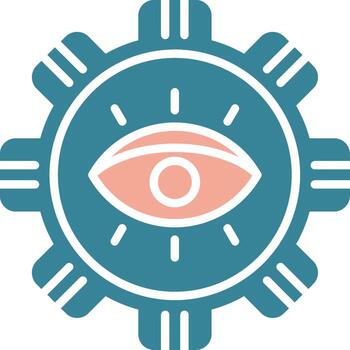 Vision Bold Interface Object vector