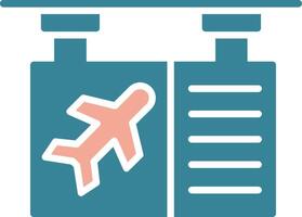 Boarding Gate Seamless UI Token vector