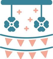 Garland Neon System Element vector