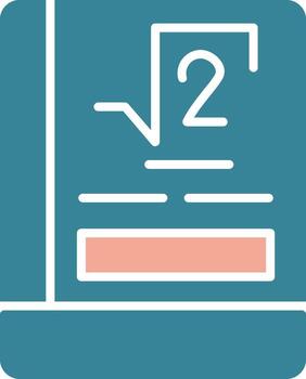 Math Book Simplified UX Display vector