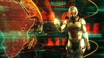 Artificial intelligence in the global digital space. video