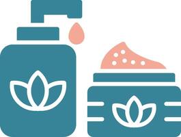 Skincare Dynamic Interface Object vector