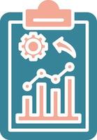 Checklist Efficient Flat Badge vector