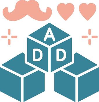 Cubes Virtual Visual Pattern vector