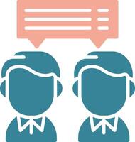 Discussion Innovative Visual Pattern vector