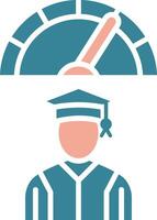 Performance Streamlined Flat Badge vector