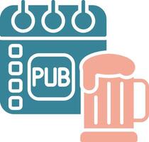 Pub Colorful Core Icon vector