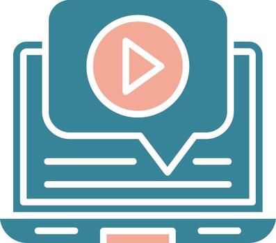 Tutorial Streamlined Flat Badge vector