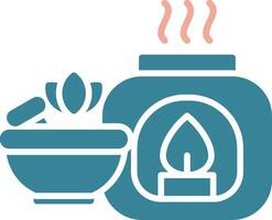 Aromatherapy Interactive Line Art vector