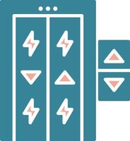 Elevator Crystal UI Stamp vector