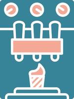 Ice Cream Maker Premium Web Symbol vector