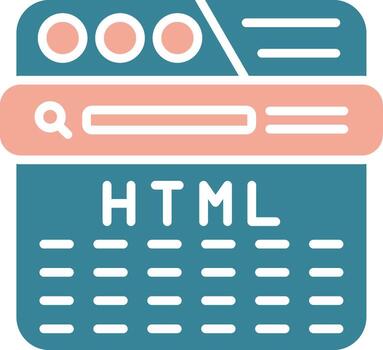 Html Colorful App Emblem vector