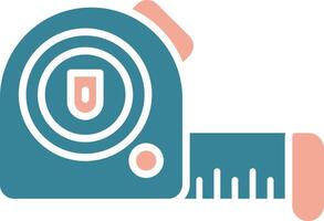 Measuring Tape Simplified Tech Element vector