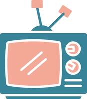 Old Tv Intuitive Icon Fragment vector
