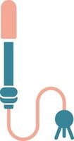 Teasing Stick Simplified Line Art vector