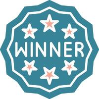 Winner Expressive Digital Mark vector