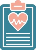 Clipboard Neon App Emblem vector