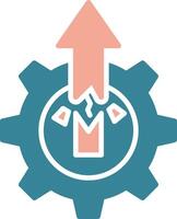 Digital Disruption Tactile Symbol Sketch vector
