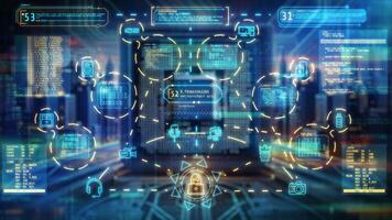 Communication and life in the digital space. video