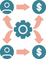 Methodology Colorful Line Art vector