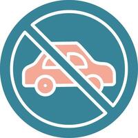 No Parking Vibrant UI Token vector