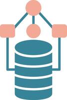 Data Model Crystal Web Symbol vector