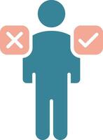 Decision Making Intuitive Symbol Sketch vector