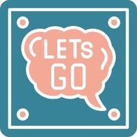 Lets Go Expressive Digital Mark vector