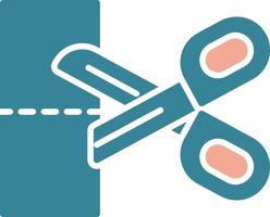 Scissors Neon System Element vector