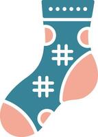 Sock Virtual Line Art vector